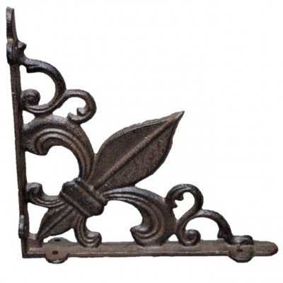 G011 - FLEUR DE LIS SHELF BRACKET 